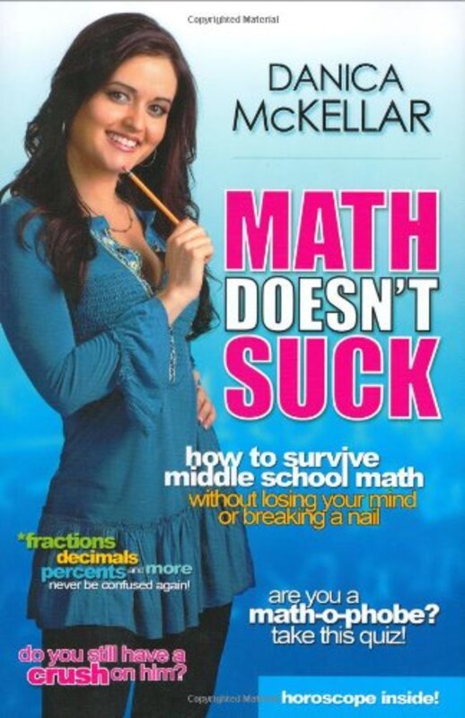 Book cover for "Math Doesn't Suck" by Danica McKellar