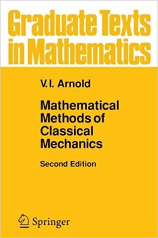 Book cover for "Mathematical Methods of Classical Mechanics" by Vladimir I. Arnold