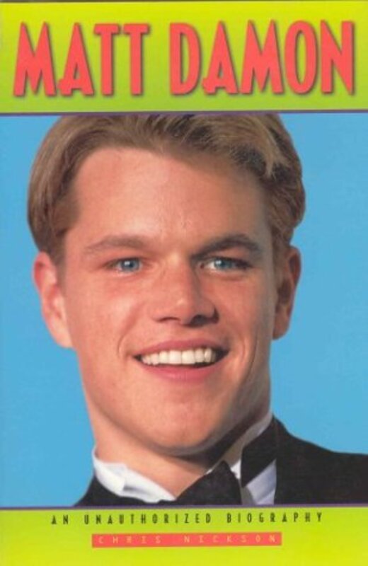 Book cover for "Matt Damon" by Chris Nickson