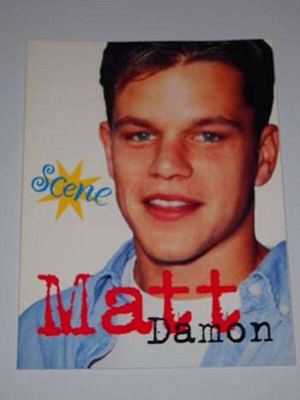 Book cover for "Matt Damon" by Kieran Scott