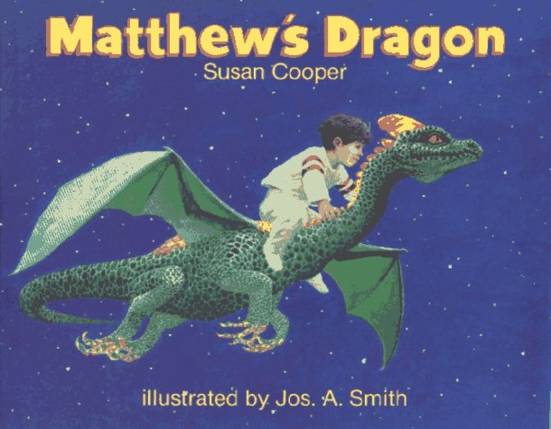 Book cover for "Matthew's Dragon" by Susan Cooper