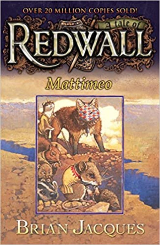 Book cover for "Mattimeo" by Brian Jacques
