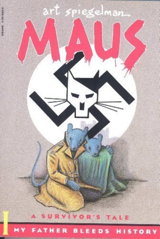 Book cover for "Maus: A Survivor's Tale" by Art Spiegelman