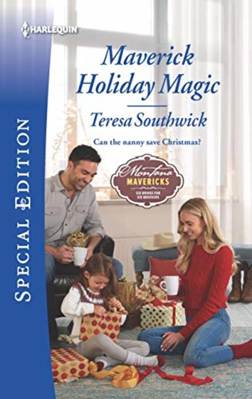 Book cover for "Maverick Holiday Magic" by Teresa Southwick