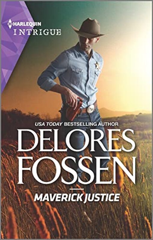 Book cover for "Maverick Justice" by Delores Fossen