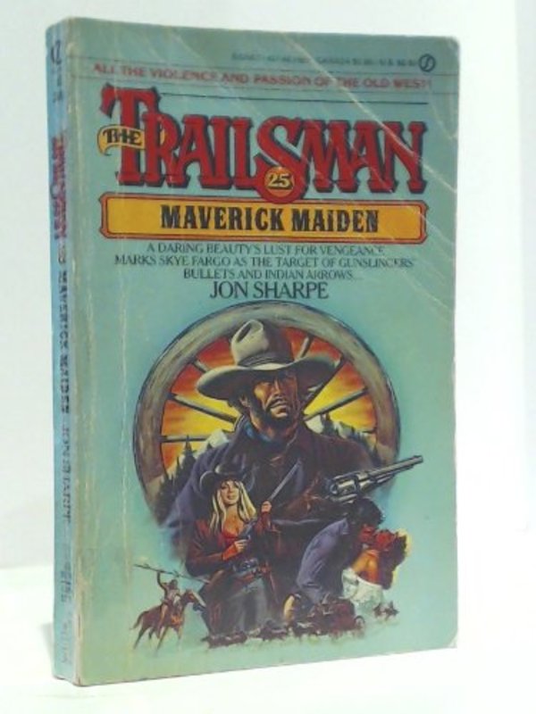 Book cover for "Maverick Maiden" by Jon Sharpe
