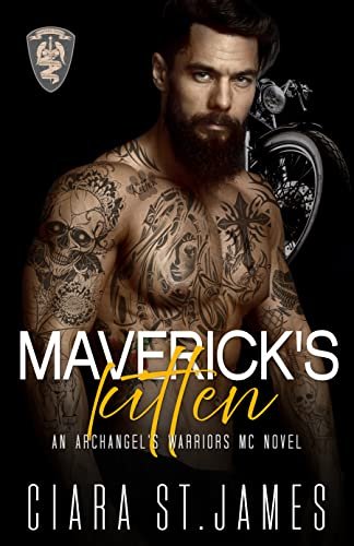 Book cover for "Maverick's Kitten" by Ciara St James