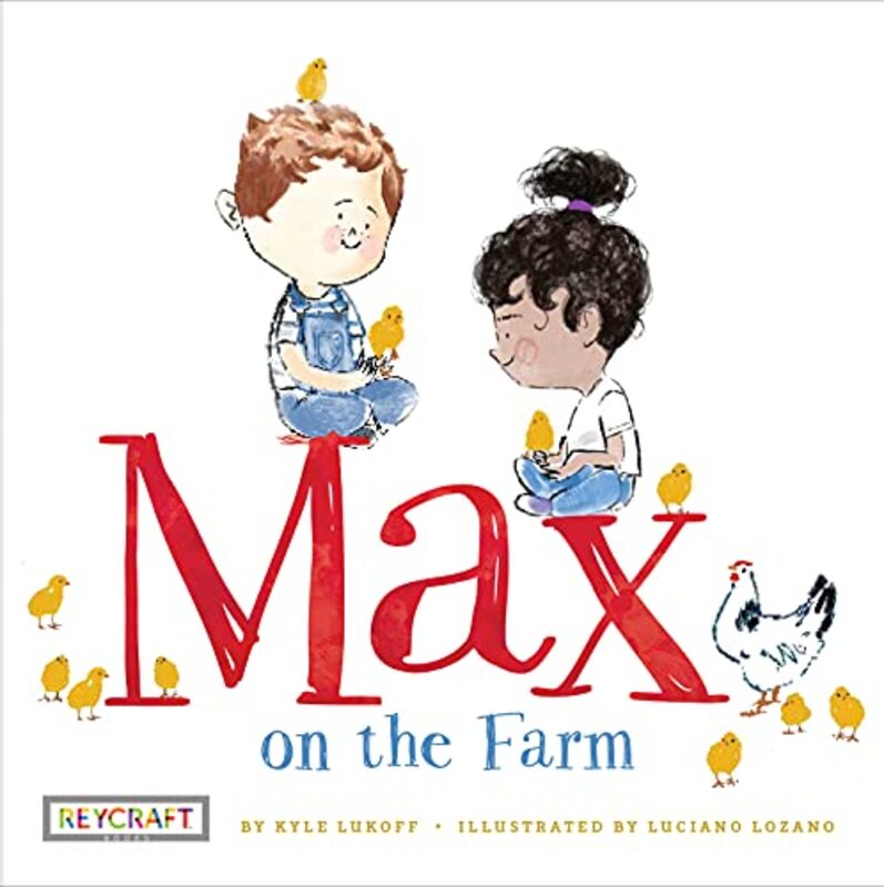 Book cover for "Max on the Farm" by Kyle Lukoff
