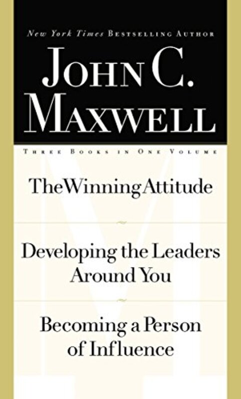 Book cover for "Maxwell 3-in1 Special Edition: The Winning Attitude,Developing the Leaders Around You,Becoming a Person of Influence" by John C Maxwell