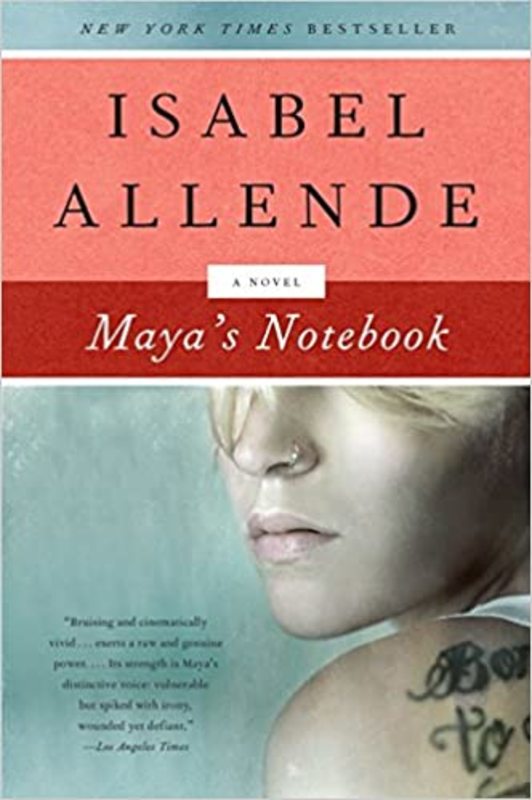 Book cover for "Maya's Notebook" by Isabel Allende