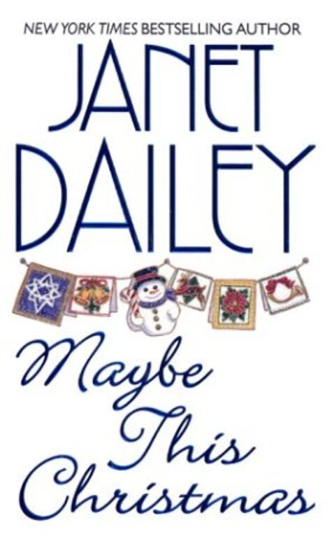 Book cover for "Maybe This Christmas" by Janet Dailey