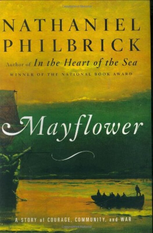 Book cover for "Mayflower" by Nathaniel Philbrick