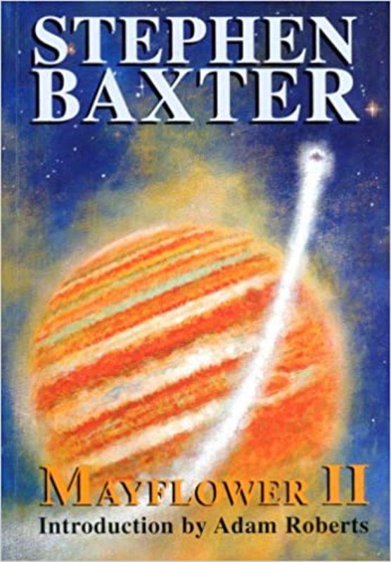 Book cover for "Mayflower II" by Stephen Baxter