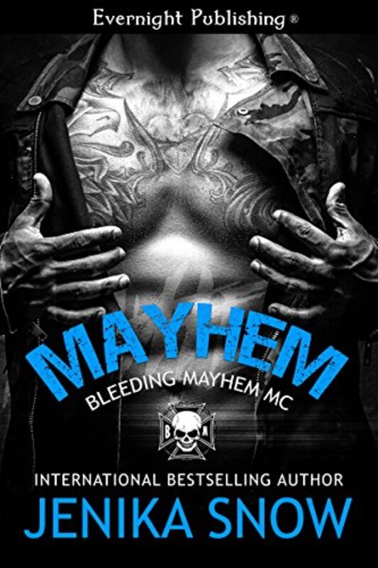 Book cover for "Mayhem" by Jenika Snow