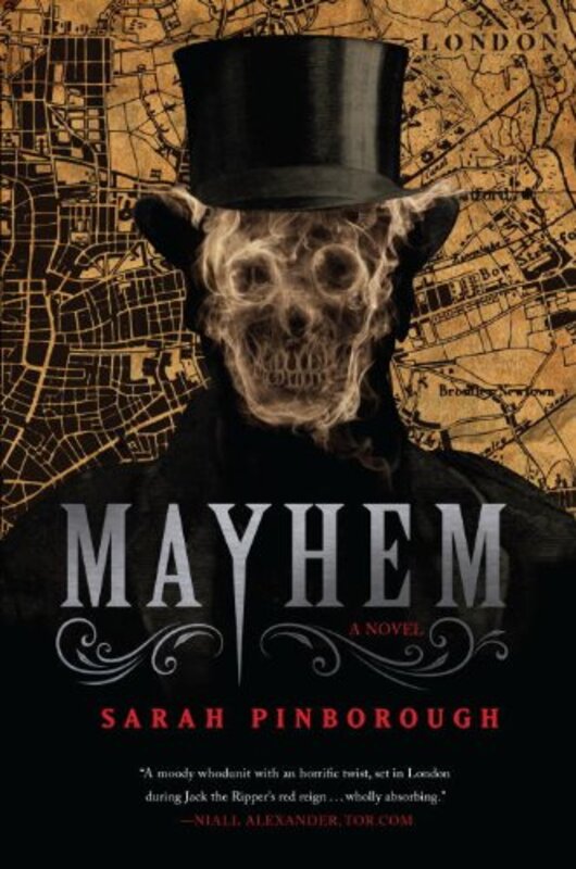 Book cover for "Mayhem" by Sarah Pinborough