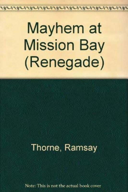 Book cover for "Mayhem at Mission Bay" by Lou Cameron