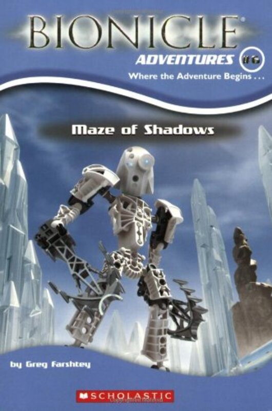 Book cover for "Maze of Shadows" by Greg Farshtey