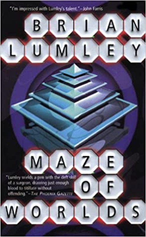 Book cover for "Maze of Worlds" by Brian Lumley