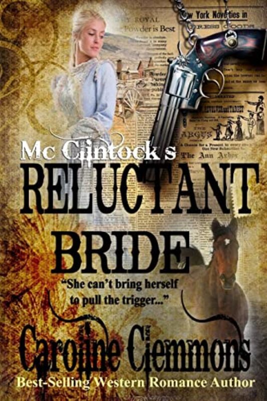 Book cover for "McClintock's Reluctant Bride" by Caroline Clemmons