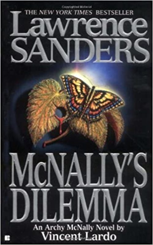 Book cover for "McNally's Dilemma" by Lawrence Sanders