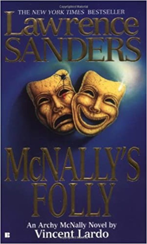 Book cover for "McNally's Folly" by Lawrence Sanders