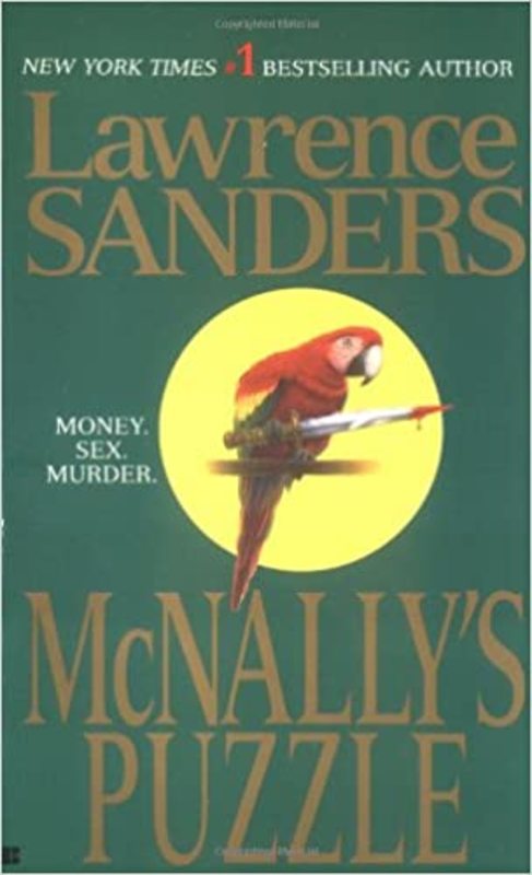 Book cover for "McNally's Puzzle" by Lawrence Sanders