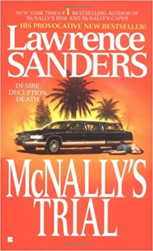 Book cover for "McNally's Trial" by Lawrence Sanders