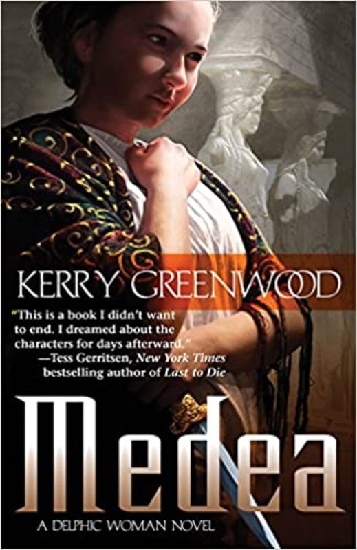 Book cover for "Medea" by Kerry Greenwood