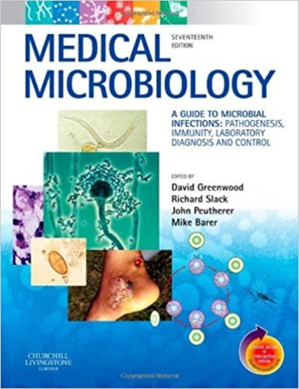 Book cover for "Medical Microbiology" by David Greenwood