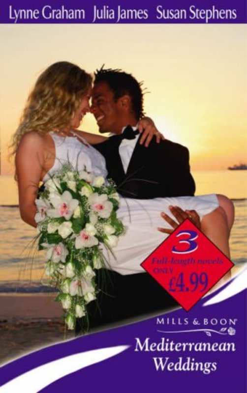 Book cover for "Mediterranean Weddings" by Susan Stephens