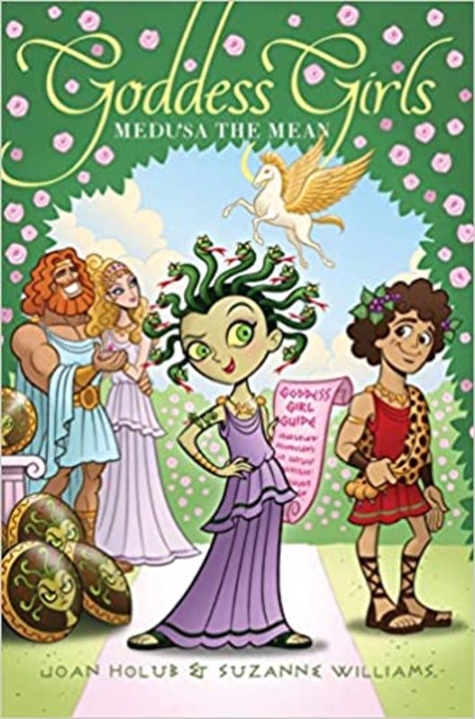 Book cover for "Medusa the Mean" by Suzanne Williams
