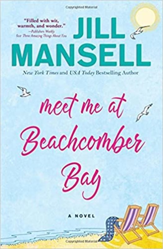 Book cover for "Meet Me at Beachcomber Bay" by Jill Mansell