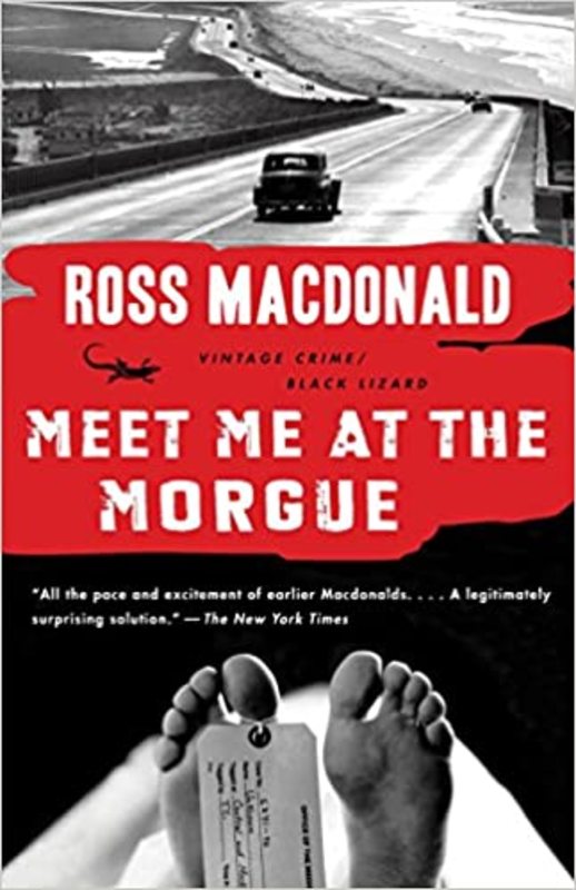 Book cover for "Meet Me at the Morgue" by Ross Macdonald