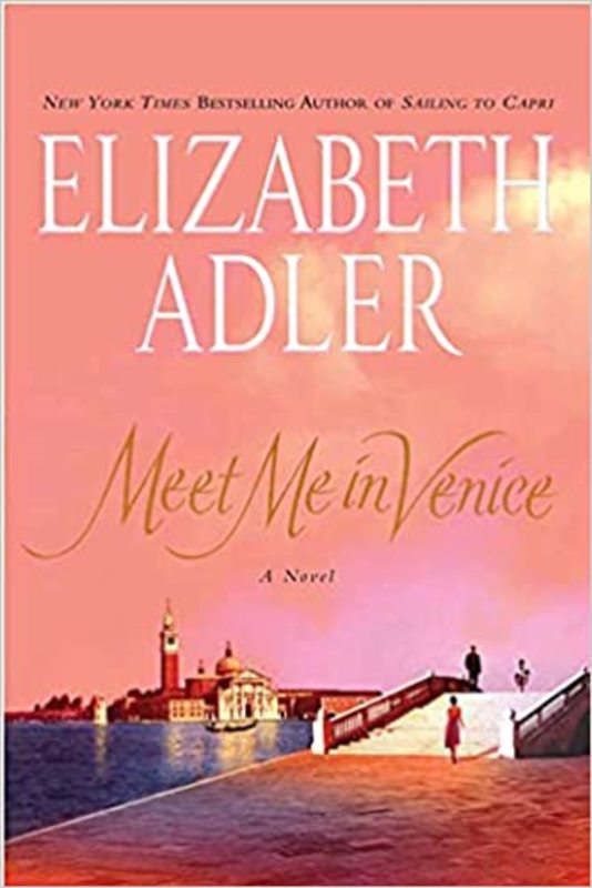 Book cover for "Meet Me in Venice" by Elizabeth Adler
