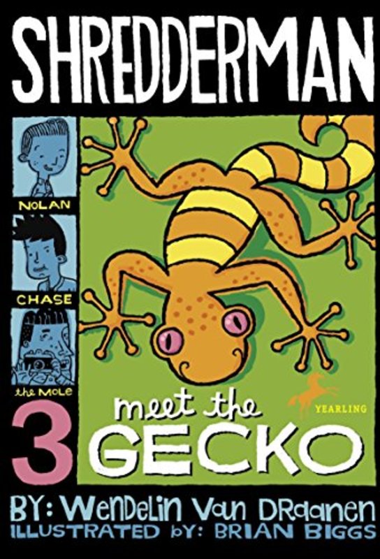 Book cover for "Meet the Gecko" by Wendelin Van Draanen
