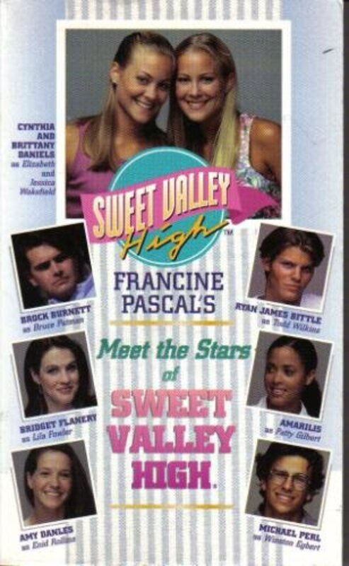 Book cover for "Meet the Stars of Sweet Valley High" by Francine Pascal