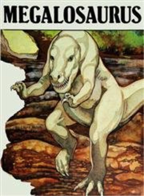 Book cover for "Megalosaurus" by Laura Alden