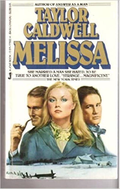 Book cover for "Melissa" by Taylor Caldwell