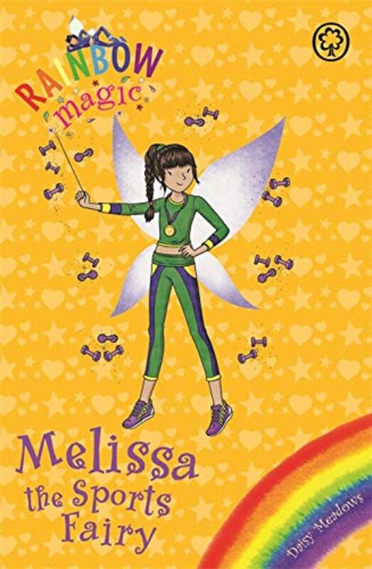 Book cover for "Melissa the Sports Fairy" by Daisy Meadows