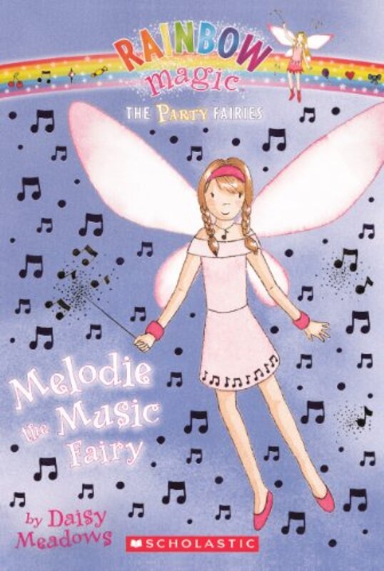 Book cover for "Melodie the Music Fairy" by Daisy Meadows
