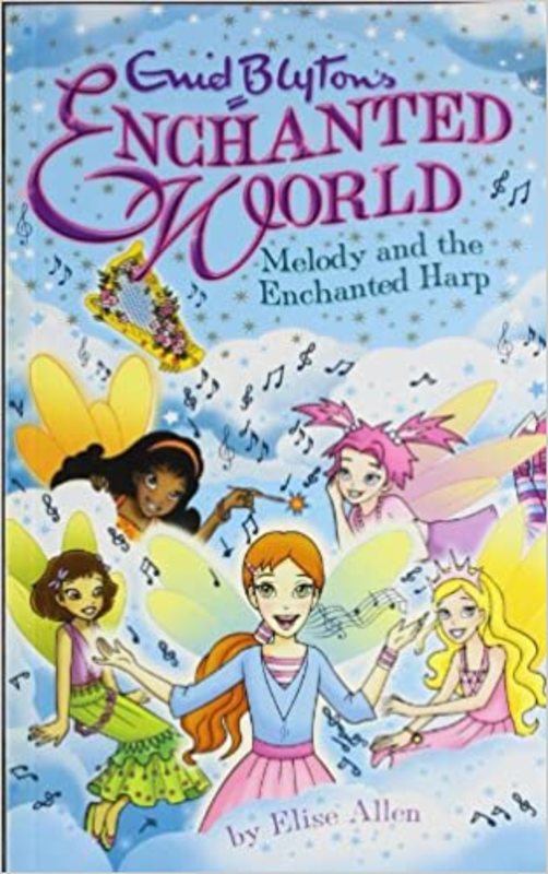 Book cover for "Melody And The Enchanted Harp" by Enid Blyton