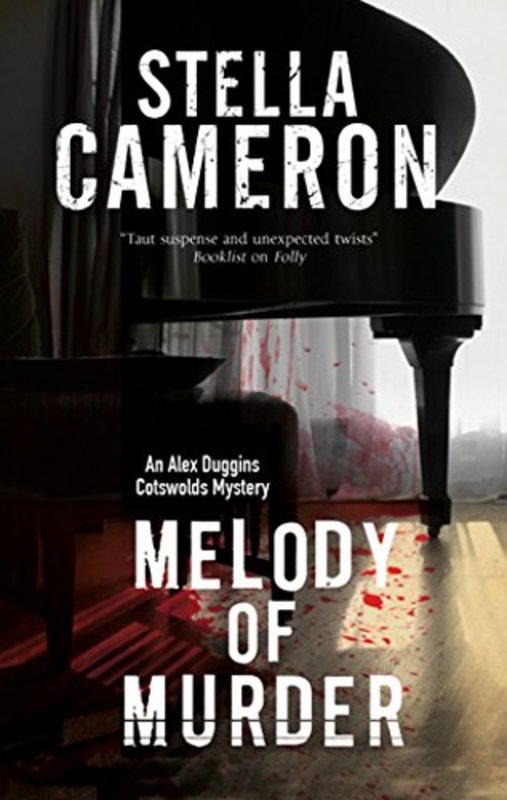 Book cover for "Melody of Murder" by Stella Cameron