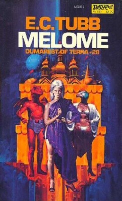 Book cover for "Melome" by EC Tubb