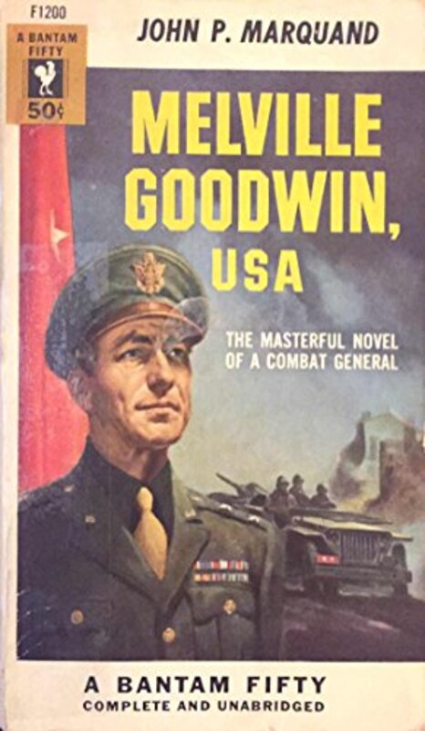 Book cover for "Melville Goodwin, USA" by John P Marquand