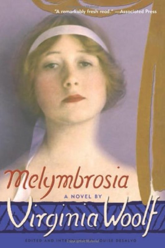 Book cover for "Melymbrosia" by Virginia Woolf