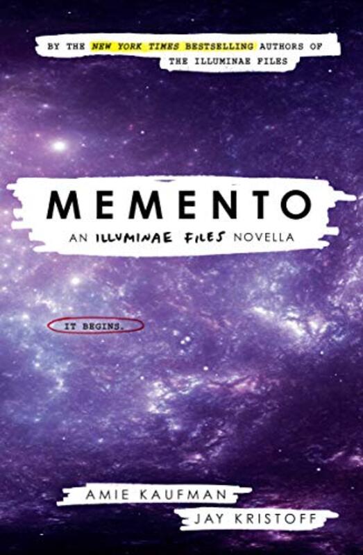 Book cover for "Memento" by Jay Kristoff
