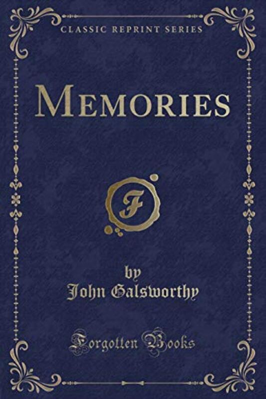 Book cover for "Memories" by John Galsworthy