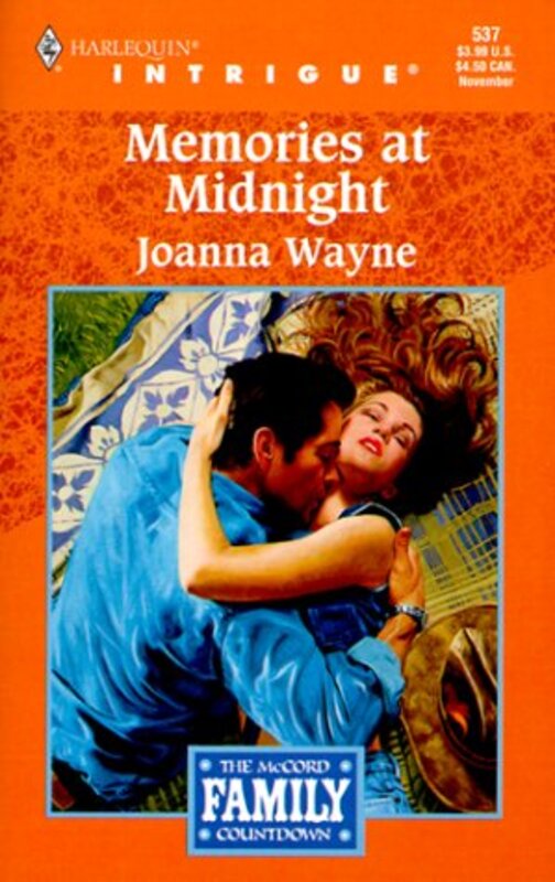 Book cover for "Memories At Midnight" by Joanna Wayne