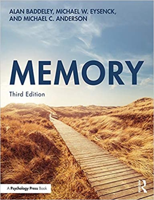 Book cover for "Memory" by Alan Baddeley