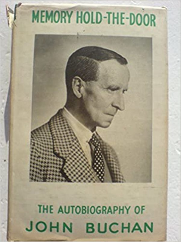 Book cover for "Memory Hold-the-Door" by John Buchan